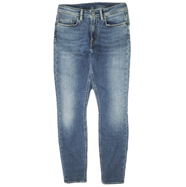 新品 Acne Studios アクネストゥディオズ 23SS イタリア製 Climb Mid Blue ミッドライズスキニーデニムパンツ A00028 26 Indigo ジーンズ
