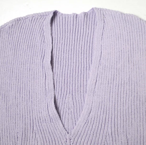 新品 Mame Kurogouchi マメクロゴウチ 22SS Washable Linen Knitted Vest ウォッシャブルリネンニットベスト MM22SS-KN021 1 PURPLE_4
