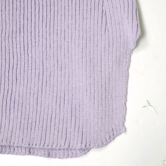 新品 Mame Kurogouchi マメクロゴウチ 22SS Washable Linen Knitted Vest ウォッシャブルリネンニットベスト MM22SS-KN021 1 PURPLE_6