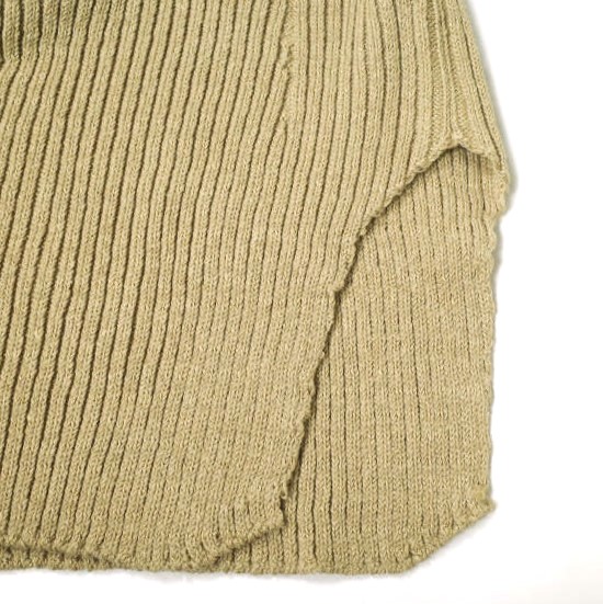 新品 Mame Kurogouchi マメクロゴウチ 22SS Washable Linen Knitted Vest ウォッシャブルリネンニットベスト MM22SS-KN021 1 BROWN_5