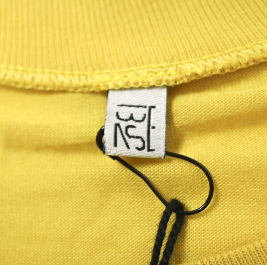 新品 BASERANGE ベースレンジ LOOSE LONG SLEEVE TEE ルーズロングスリーブTシャツ XS CAFA YELLOW 長袖 バンブー カットソー g19735_4