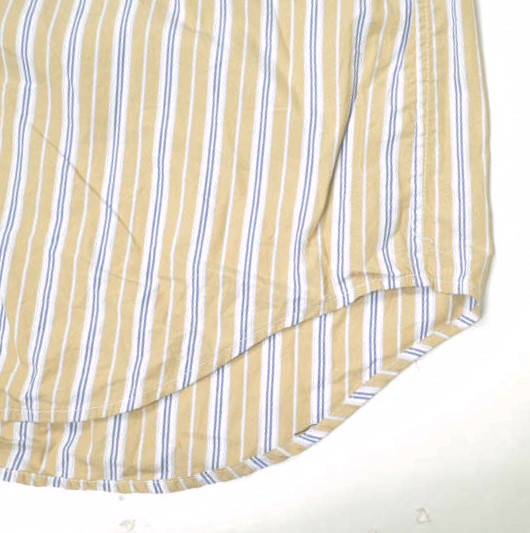 Engineered Garments エンジニアードガーメンツ Short Collar Shirt - Multi St. Broadcloth ショートカラーシャツ S Tan 長袖 g19310_6