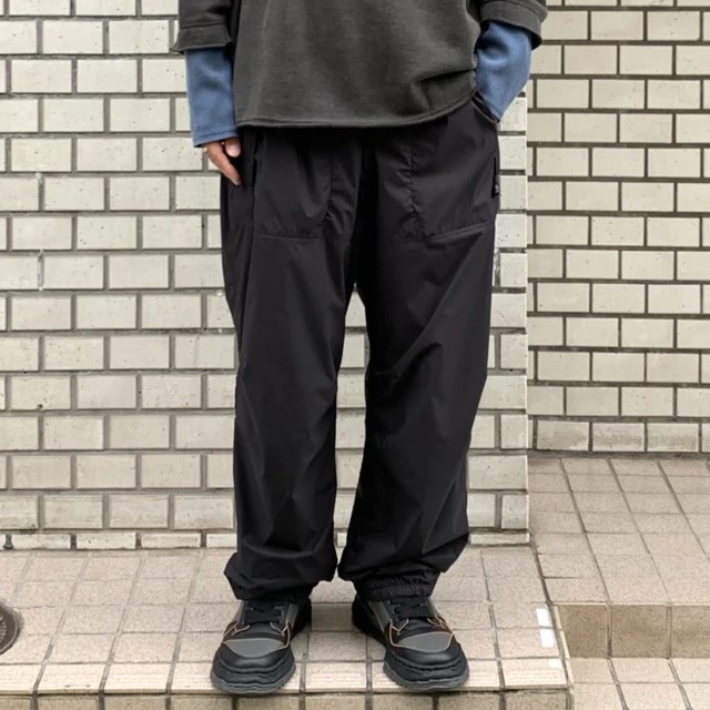n.hoolywood　エヌハリウッド　イージーパンツ　36　黒 (エヌハリウッド) 2221-CP05-098 RIBBED EASY PANTS
