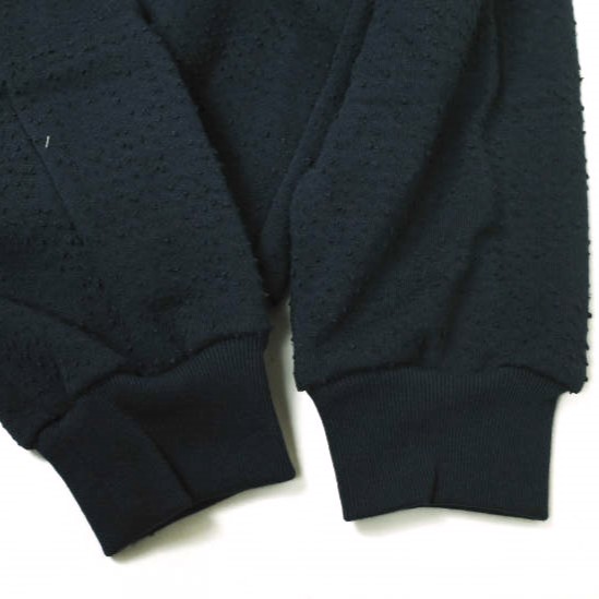 新品 RANDY ランディ 24AW 日本製 LAY ニードルパンチ ネックレススウェットシャツ AW24-RCS01 3 NAVY トレーナー トップス_7