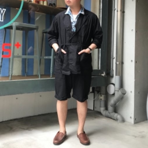 Engineered Garments x BEAMS PLUS エンジニアードガーメンツ ビームス 別注 M.Z.JACKET 4Bダブルブレストジャケット S ブラック g19391