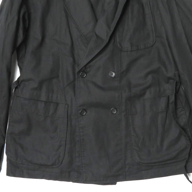 Engineered Garments x BEAMS PLUS エンジニアードガーメンツ ビームス 別注 M.Z.JACKET 4Bダブルブレストジャケット S ブラック g19391