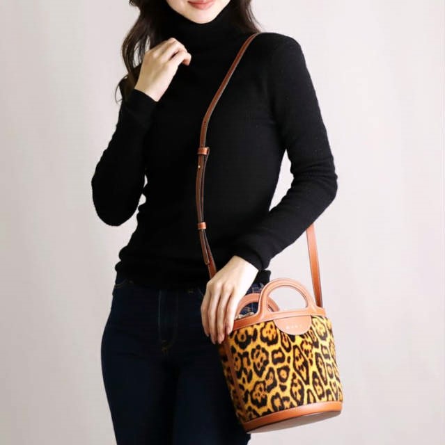 新品 MARNI マルニ 23AW SMALL BUCKET BAG 巾着付き スモールバケット