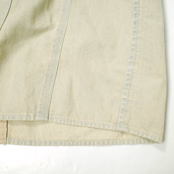 新品 PHOTOCOPIEU フォトコピュー 23AW 日本製 ASTRID - MIDI DRESS デニムロングワンピース 36 PINK BEIGE 定価82, トップス_8