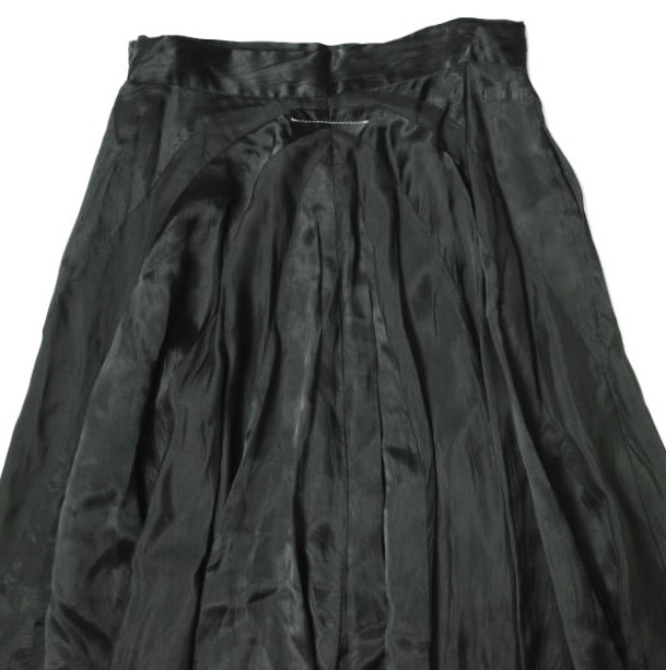MM6 エムエムシックス 20SS イタリア製 プリーツサテンマキシスカート  