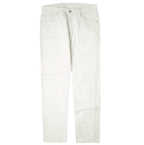 新品 e JEANS イージーンズ 日本製 岡山児島 5ポケットホワイトデニムパンツ e-18ss-p05 3 WHITE ジップフライ ジーンズ ボトムスの通販はジーンズ・デニムパンツ