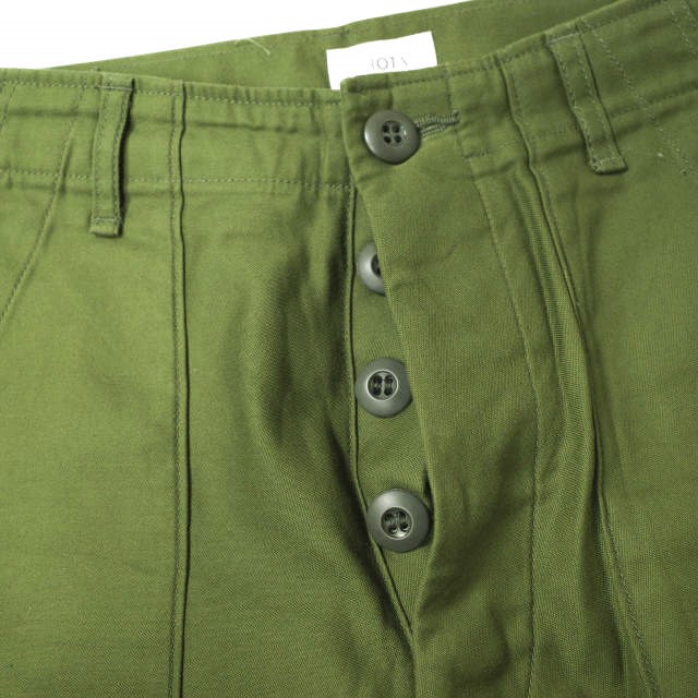 CIOTA シオタ 日本製 スビンコットンバックサテンベイカーパンツ PTLM