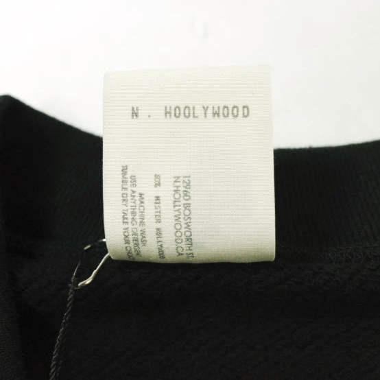 新品 N.HOOLYWOOD TPES ミスターハリウッド 24AW LONG SLEEVE PULLOVER SWEATSHIRT スウェーデン軍 裏起毛スウェット 9242-CS05-009 38_5