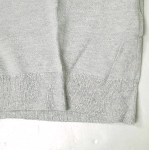 DRUMOHR ドルモア イタリア製 ハイゲージショートスリーブクルーネックニット 1118-343-0211 48 ライトグレー セーター プルオーバー