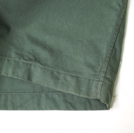 LEMAIRE ルメール 22SS BUTTON NECK TOP コットンツイル ボタンネックプルオーバーシャツ M221 TO132 LF729 46 DARK SLATE GREEN_6
