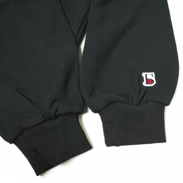Danke Schon ダンケシェーン 24SS ロゴ刺繍 Vガゼットクルーネックスウェット UNS24036 L BLACK トレーナー 裏毛 トップス【新古品】【中古】【Danke Schon】 新品 Danke Schon ダンケシェーン 24SS ロゴ刺繍 Vガゼットクルー