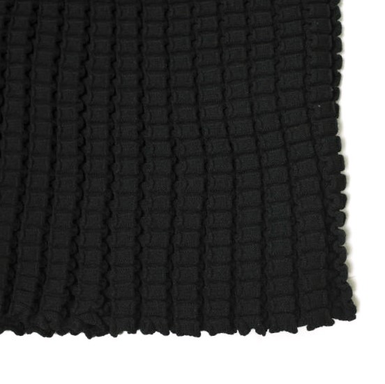ADAM ET ROPE アダムエロペ 24SS サステナブル 凹凸ワッフルプルオーバー GAM04310 Free ブラック セーター ニット トップス【中古】【ADAM ET ROPE】 Adam et Rope' - ADAM ET ROPE アダムエロペ 24SS サステナブル 凹凸