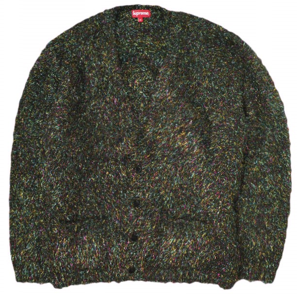 SUPREME シュプリーム 23SS Sparkle Cardigan スパークルカーディガン XL Multicolor Week1 ニット ラメ トップスの通販は