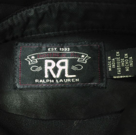 新品 RRL ダブルアールエル シープスキンウエスタンシャツ 782943785001 S ブラック Double RL ラムレザー 定価319,000円 トップスの通販は