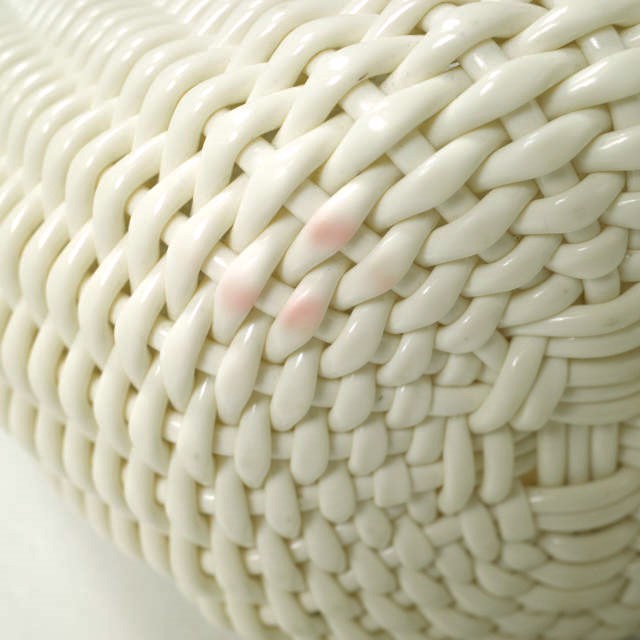 beautiful people ビューティフルピープル Tube Knitting Basket S チューブニッティングバスケット ecru ハンドバッグ かごバッグ