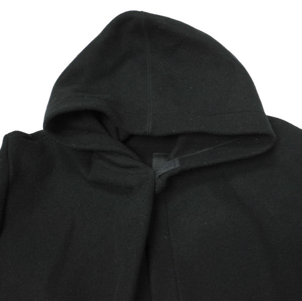 ATON エイトン 18AW 日本製 AIR DOUBLE MELTON PATCH POCKET ROBE エアーダブルメルトンパッチポケットローブコート SCAGYW0910 02(M) BLACK アウター【中古】【ATON】 ATON エイトン 18AW AIR DOUBLE MELTON PATCH POCKET ROBE エアー