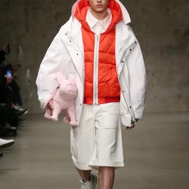 CHENPENG チェンペン 18AW オーバーサイズフーデッドジャケット