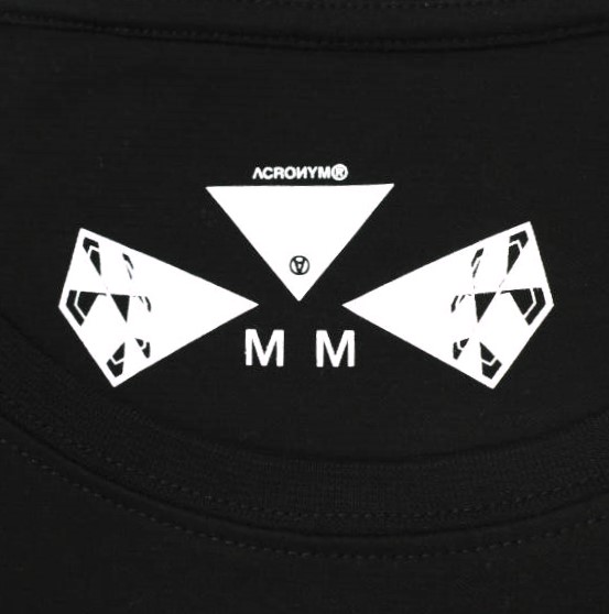 ACRONYM アクロニウム 22SS MERCERIZED SHORT SLEEVE T-SHIRT バック 
