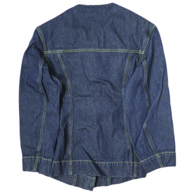 GANNI ガニー Rinse Denim Fitted Blazer リンスデニムフィットブレザー J1172 36 Indigo Gジャン デニムジャケット アウター