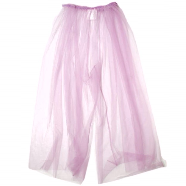 noir kei ninomiya ノワール ケイ ニノミヤ 23AW 日本製 チュールパンツ 3L-P001 S パープル イージー ワイド コムデギャルソン ボトムス
