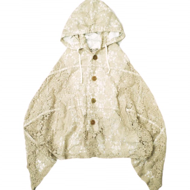 【新品未使用】コムデギャルソン　コムコム　レース　ジャケット　ブラウス コムコム レースジャケット コムデギャルソン 新品未使用