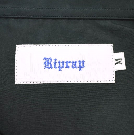新品 Riprap リップラップ 25SS POLO SHAPED SHIRT (HIGH COUNT POPLIN) ポロシェイプドシャツ ハイカウントポプリン RRS1903 M DK NAVY_3