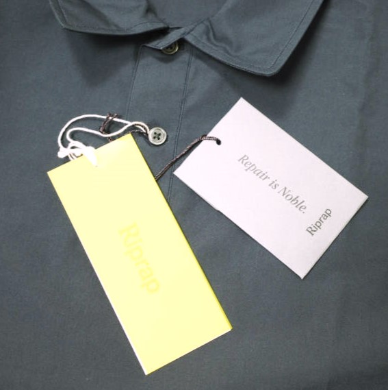 新品 Riprap リップラップ 25SS POLO SHAPED SHIRT (HIGH COUNT POPLIN) ポロシェイプドシャツ ハイカウントポプリン RRS1903 M DK NAVY_2