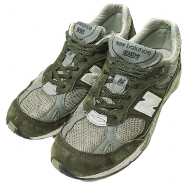 NEW BALANCE ニューバランス イギリス製 M991OLG US8.5D(26.5cm) DARK GREEN MADE IN ENGLAND スニーカー シューズ