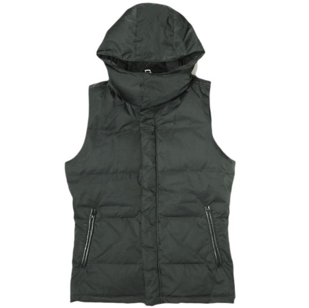 wjk ラムレザーダウンベスト 定価9.8万 junhashimoto RAMB LEATHER