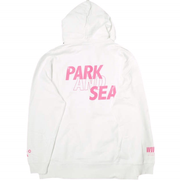 WIND AND SEA ウィンダンシー 21SS SOLSO PARK HOODIE ソルソパーク スウェットプルオーバーパーカー WDS-S0LS0-05 L ホワイト トップス