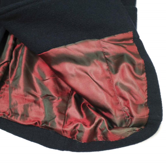 FUJITO フジト 日本製 ソフトメルトンウールチェスターコート S ネイビー アウター FUJITO フジト 日本製 ソフトメルトンウールチェスターコート S ネイビー アウター