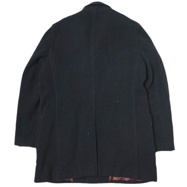 FUJITO フジト 日本製 ソフトメルトンウールチェスターコート S ネイビー アウター FUJITO フジト 日本製 ソフトメルトンウールチェスターコート S ネイビー アウター