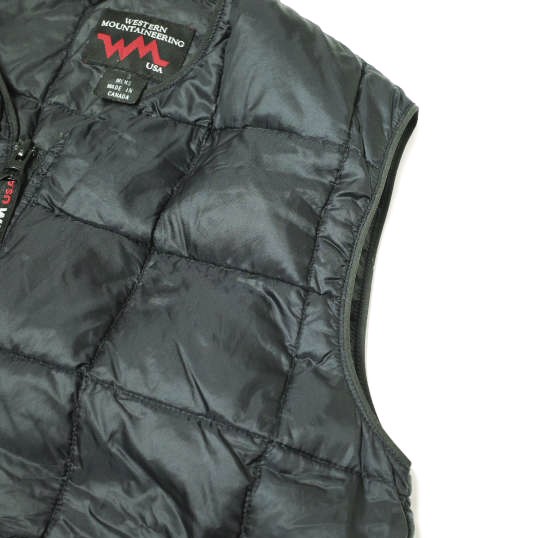 ウエスタンマウンテニアリング フラッシュベスト 黒 S MADE IN USA