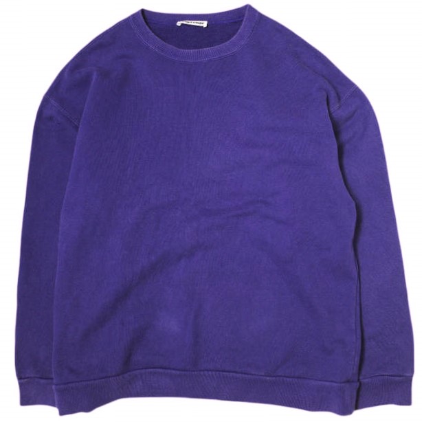 coupronde クープロンド 23AW 日本製 SUVIN COTTON SWEAT スビンコットン オーバーサイズスウェット 48  PURPLE トレーナー 裏毛