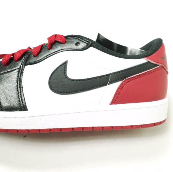 新品 NIKE ナイキ AIR JORDAN 1 RETRO LOW OG エアジョーダン 1 CZ0790-106 US10.5(28.5cm) WHITE/BLACK-VARSITY RED Black Toe つま黒