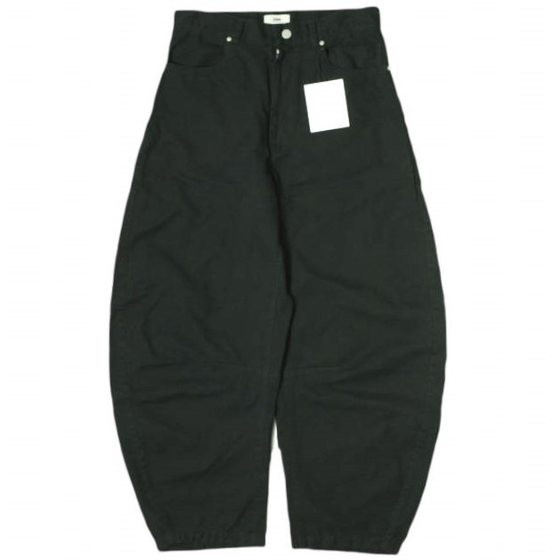 新品 EMAM エマム 25SS 日本製 Cotton Twill Balloon Pants コットンツイルバルーンパンツ EM25SS-PT004 1 DARK GRAY ワイド バギー