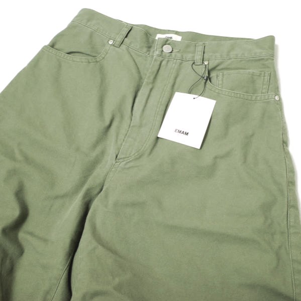 新品 EMAM エマム 25SS 日本製 Cotton Twill Balloon Pants コットンツイルバルーンパンツ EM25SS-PT004 1 KHAKI ワイド バギー g21922_4