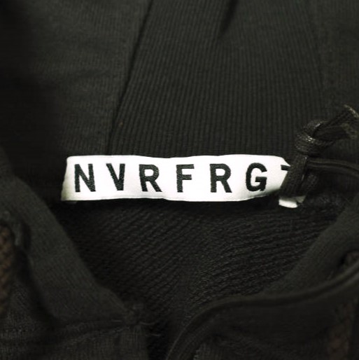 新品 NVRFRGT ネヴァーフォーゲット 25SS PANELLED ZIP UP HOODIE パネルドジップアップフーディ NF251T01 2 DARK BROWN 裏毛 パーカー_7