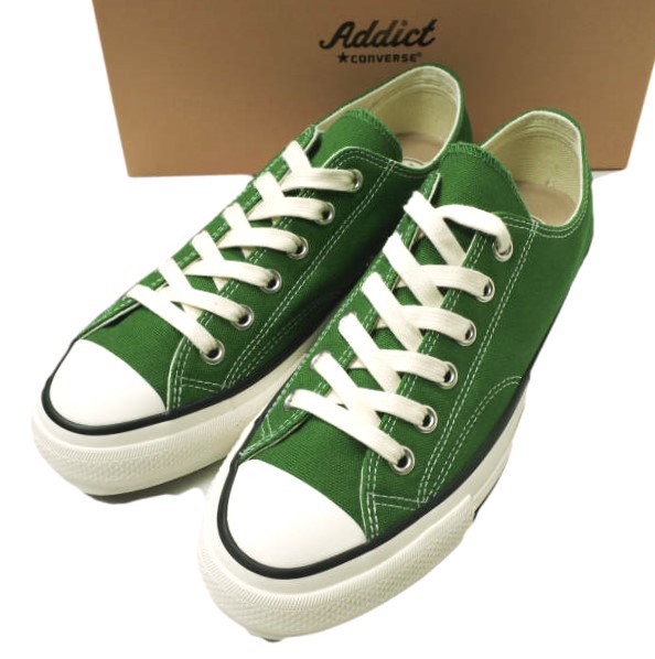 新品 CONVERSE ADDICT コンバースアディクト CHUCK TAYLOR CANVAS OX チャックテイラー キャンバス オックス 1SD399 US6.5(25cm) GREEN