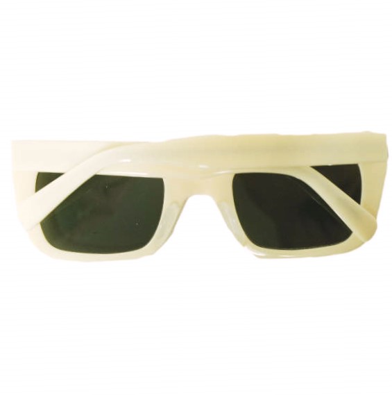 新品 UNDERCOVER アンダーカバー 23AW 日本製 スクエアフレーム サングラス UC1C4E01 IVORY/DARK GREEN 定価60, 眼鏡 メガネ_1