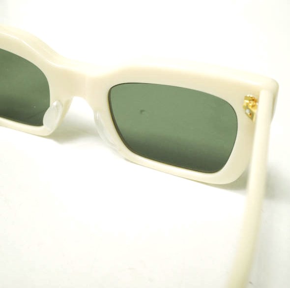 新品 UNDERCOVER アンダーカバー 23AW 日本製 スクエアフレーム サングラス UC1C4E01 IVORY/DARK GREEN 定価60, 眼鏡 メガネ_6