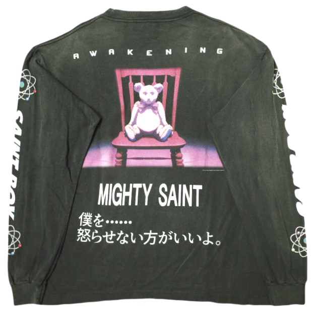 新品 SAINT MICHAEL x PLUTO セントマイケル 24AW PT_LS TEE / PLUTO Netflix ロングスリーブTシャツ SM-YS1-0000-C30 L BLACK Mxxxxxx_1
