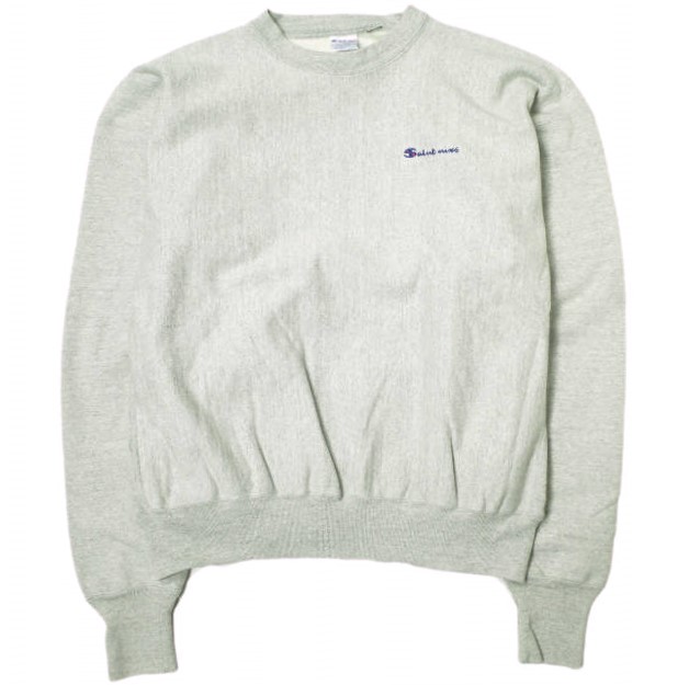 新品 SAINT MICHAEL セントマイケル 23AW CRW N SWT / LOGO ロゴ刺繍 クルーネックスウェット SM-A23-0000-027 XL GRAY SAINT Mxxxxxx