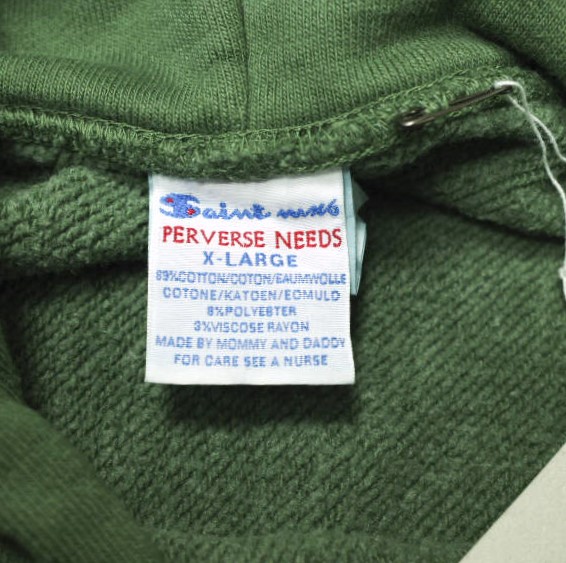 新品 SAINT MICHAEL セントマイケル 23AW HOODIE / LOGO ロゴ刺繍 