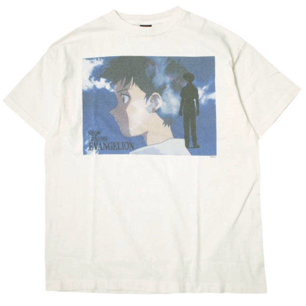 新品 SAINT MICHAEL x EVANGELION セントマイケル エヴァンゲリオン 24SS EV SS TEE / SHINJI Tシャツ SM-YS8-0000-C25 L WHITE Mxxxxxx