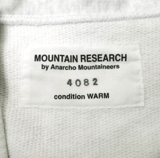 MOUNTAIN RESEARCH マウンテンリサーチ 25SS 日本製 Kurt 裏毛スウェットカーディガン MTR4082 L/XL Ice カートコバーン トップス_6